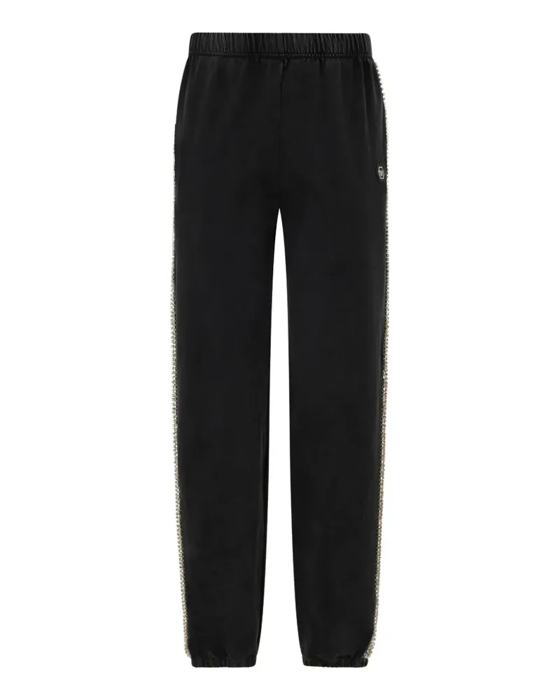 Philipp Plein Jogginghose mit Strass - Schwarz Schwarz