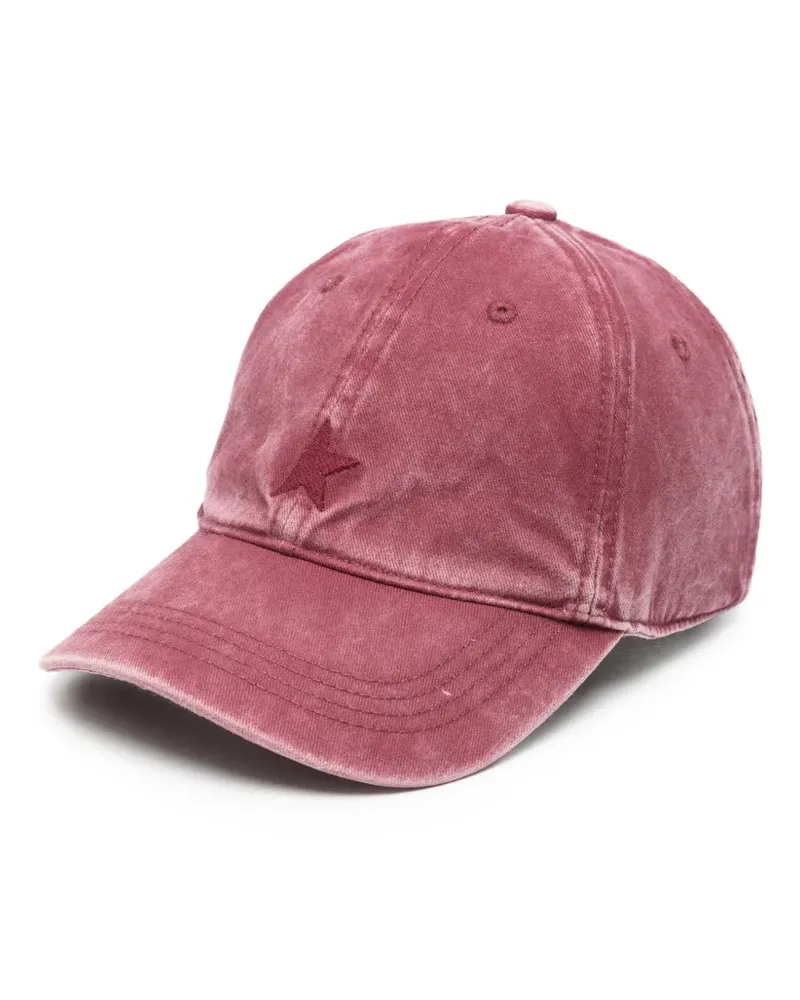 Golden Goose Baseballkappe mit Stern-Patch - Rot Rot
