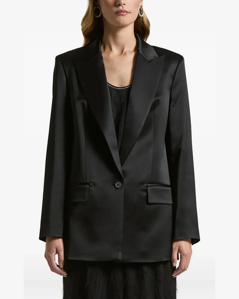 Peserico Klassischer Blazer - Schwarz Schwarz