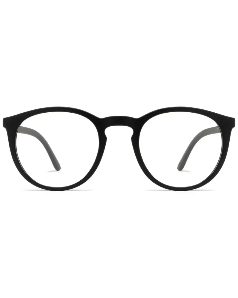 Ralph Lauren Sonnenbrille mit rundem Gestell - Schwarz Schwarz