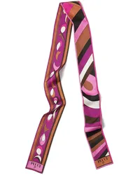 Emilio Pucci Seidenschal mit Iride Pesci-Print Rosa