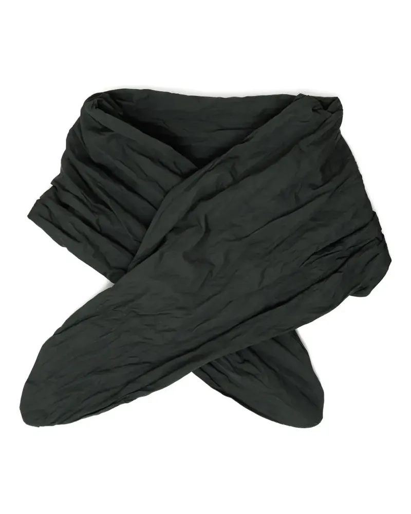 Totême crinkled draped scarf - Grün Grün