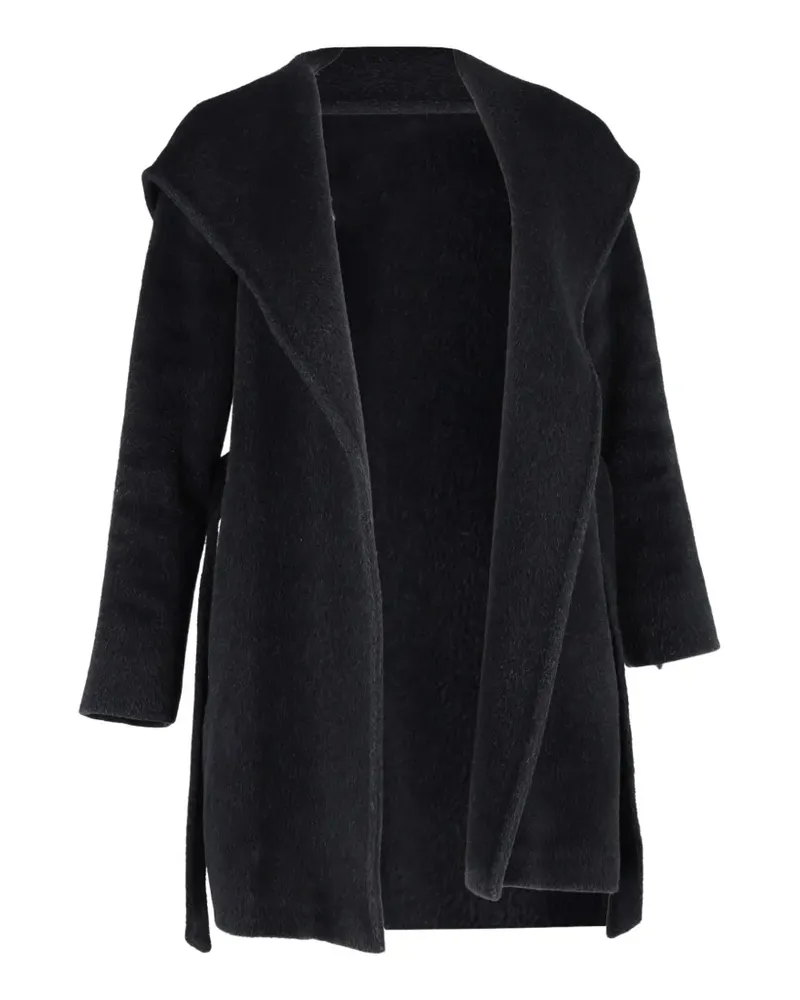 Max Mara hooded belt coat - Schwarz Schwarz
