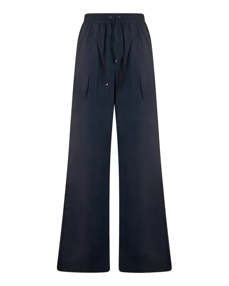 Herno Weite High-Waist-Hose - Blau Blau