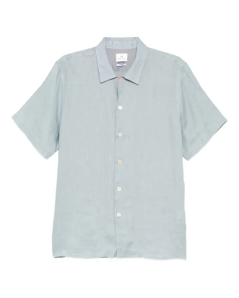 Paul Smith piece-dyed shirt - Blau Blau