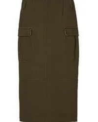 Marc Jacobs canvas cargo midi skirt Grün