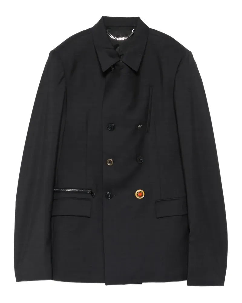 Martine Rose double-breasted zip-up jacket - Schwarz Schwarz