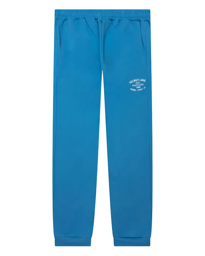 Helmut Lang Paris Postcard Jogginghose - Blau Blau