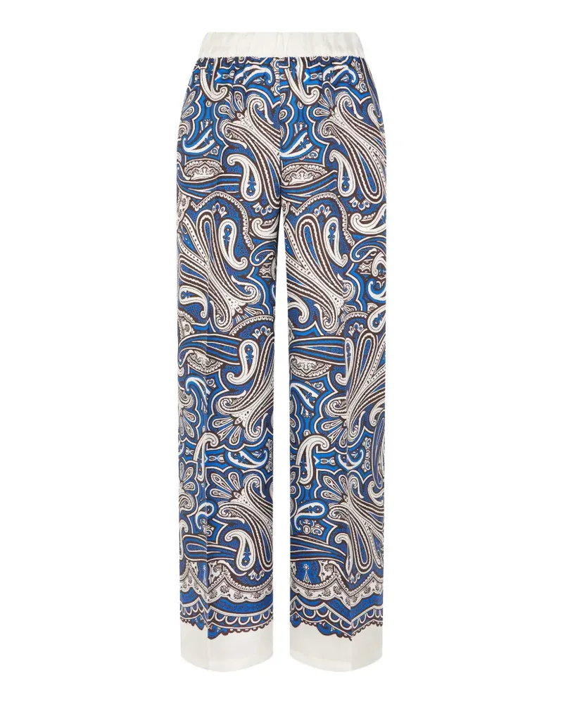 P.A.R.O.S.H. P.A.R.O H. Hose mit Paisley-Print - Blau Blau