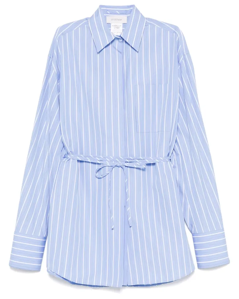 SPORTMAX Firma Hemd - Blau Blau