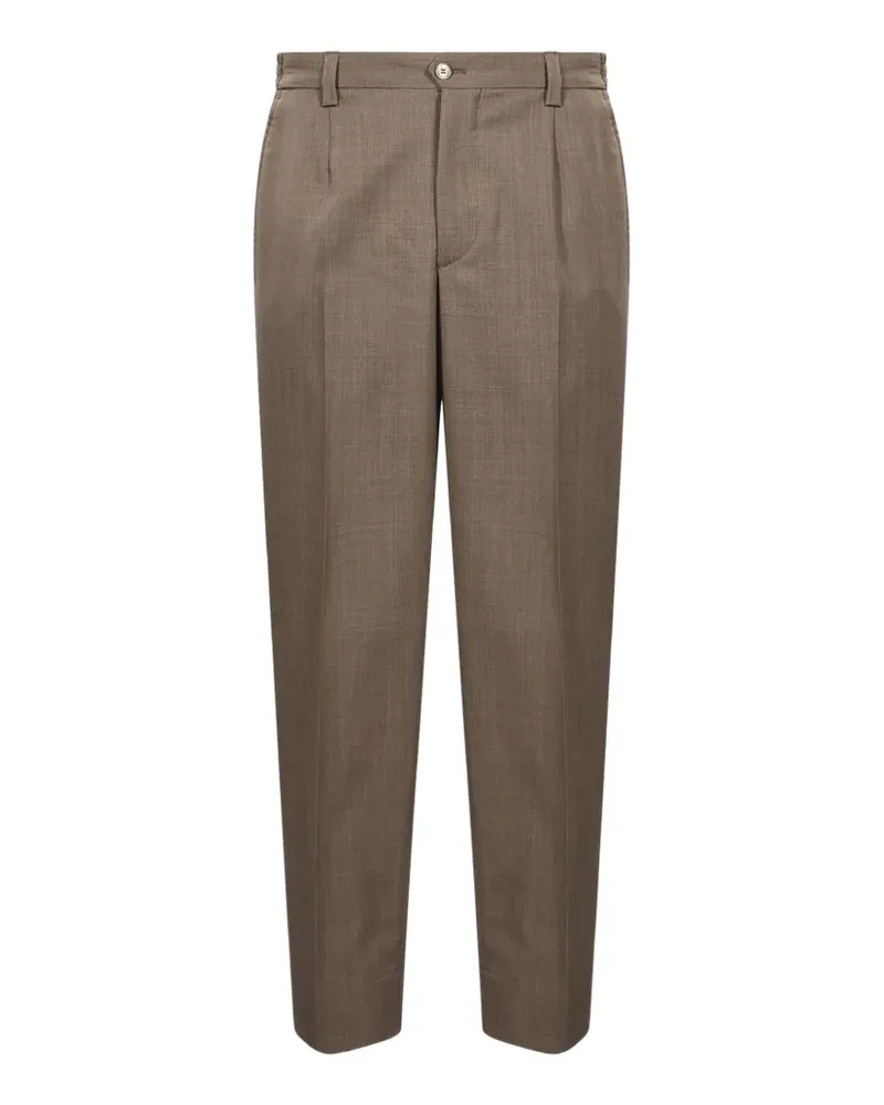 Briglia 1949 Portofino pleated tailored trousers - Nude Nude