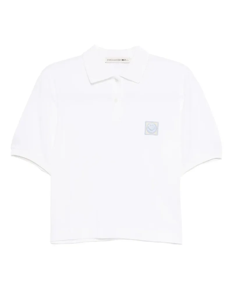 Joshua Sanders Piquet Smiley Poloshirt - Weiß Weiß