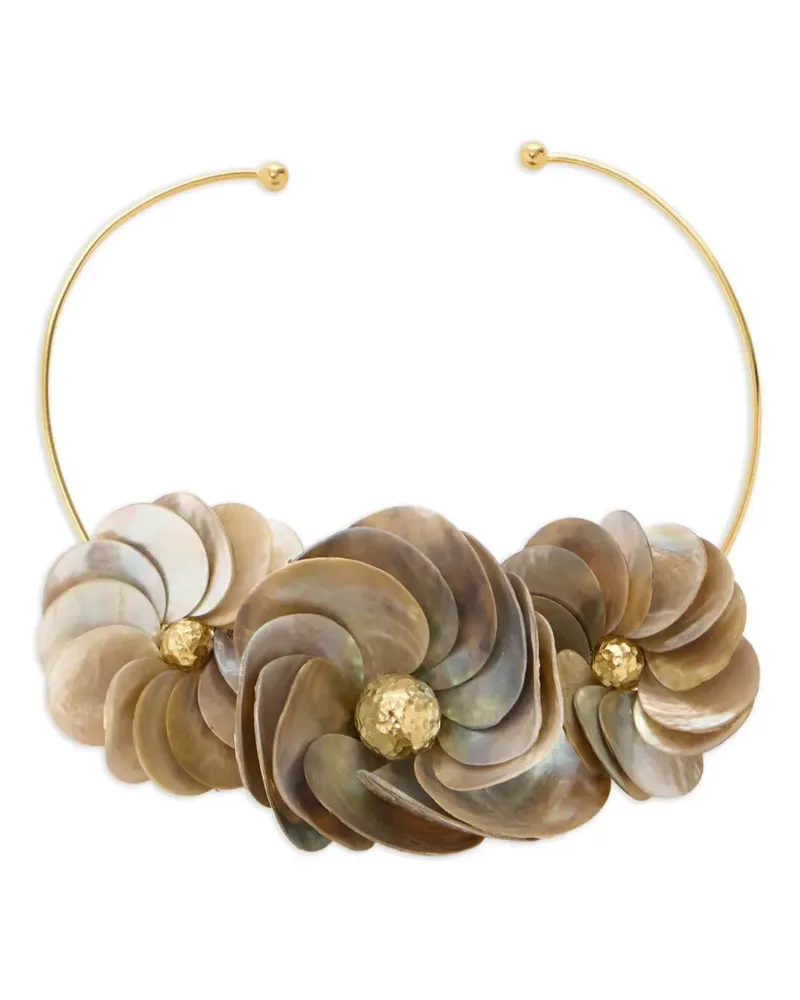 Vanina Fleur de Shells Halskette - Gold Gold