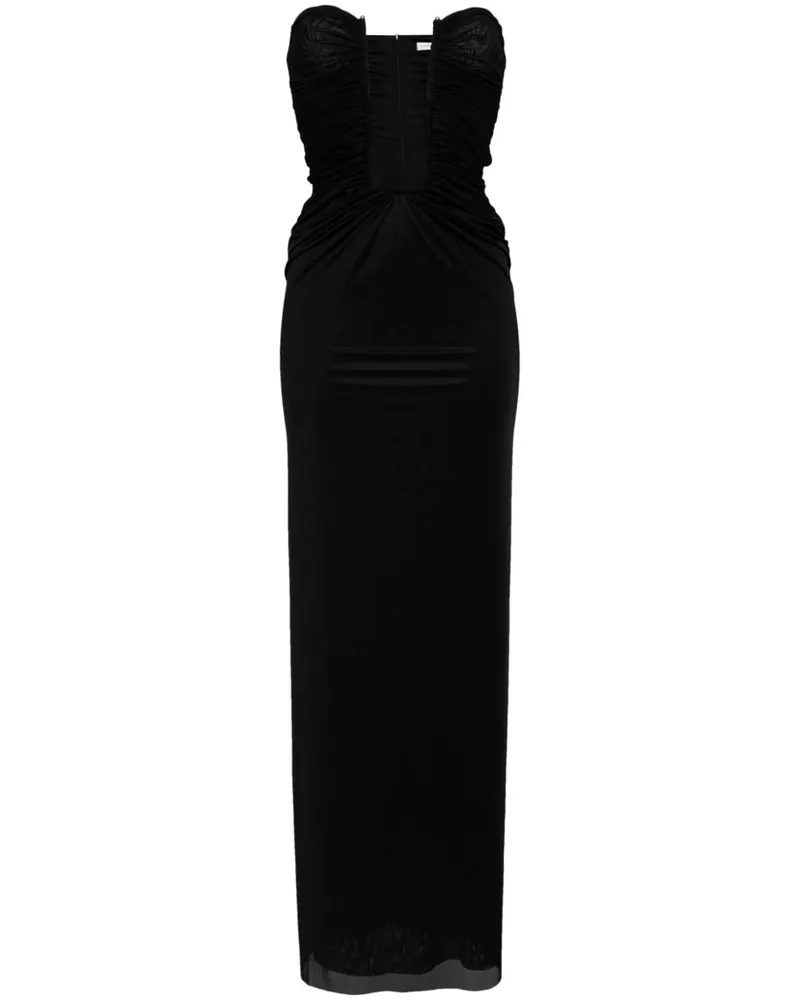 Christopher Esber Schulterfreies Kleid mit tiefem Ausschnitt - Schwarz Schwarz