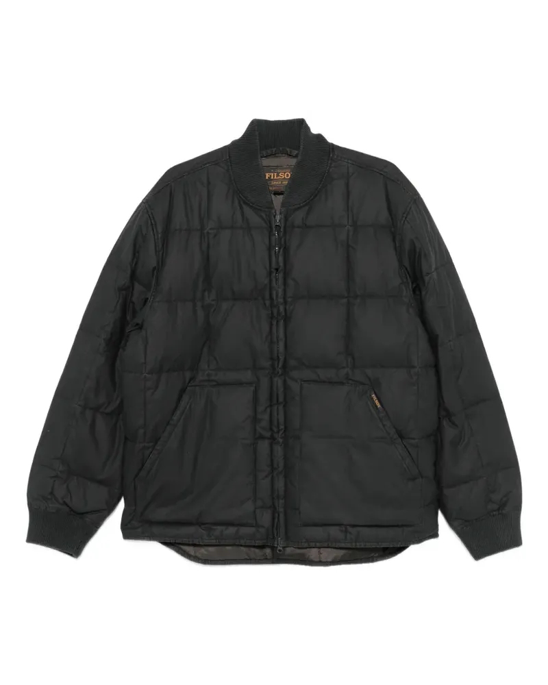 Filson Jacke mit Logo-Patch - Schwarz Schwarz