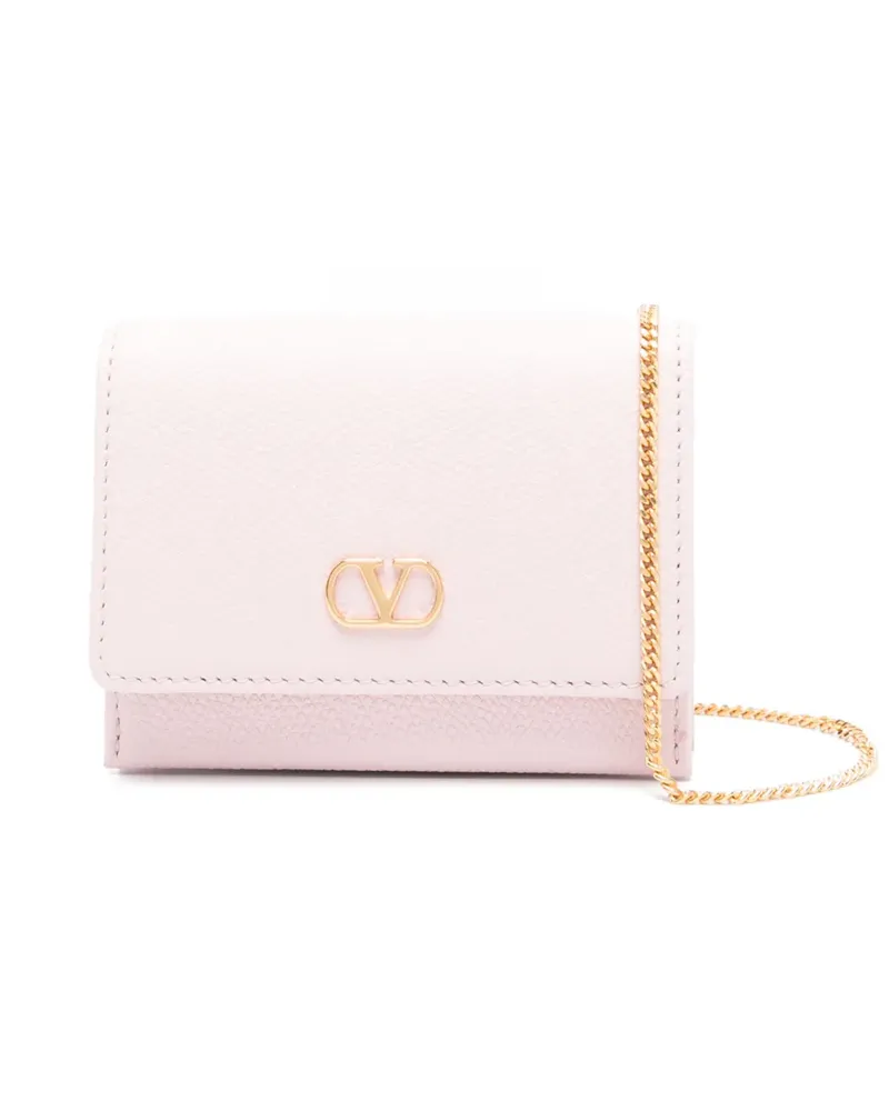 Valentino Garavani Kartenetui mit VLogo - Rosa Rosa