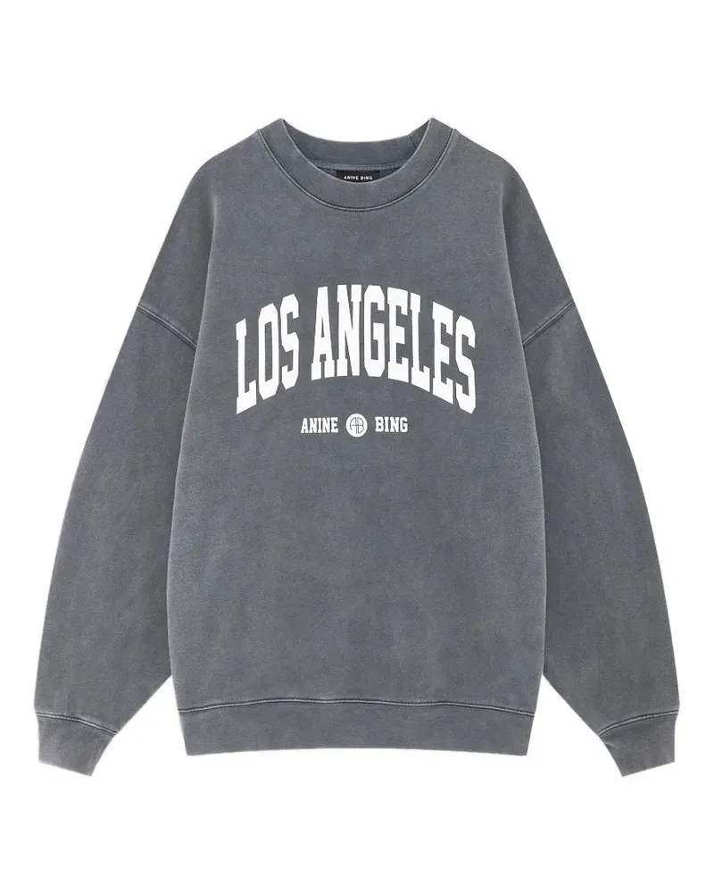 Anine Bing Miles Sweatshirt Los Angeles Universit - Grau Grau