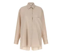 Georgiana Set mit Knöpfen - Nude