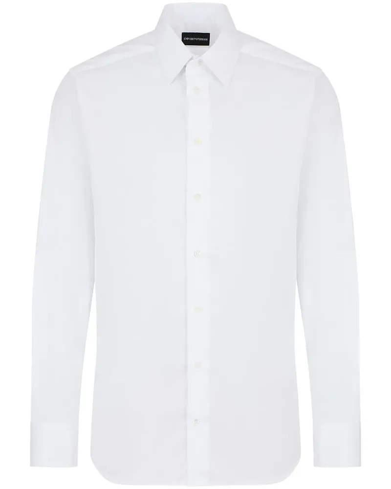 Emporio Armani Langärmeliges Hemd - Weiß Weiß