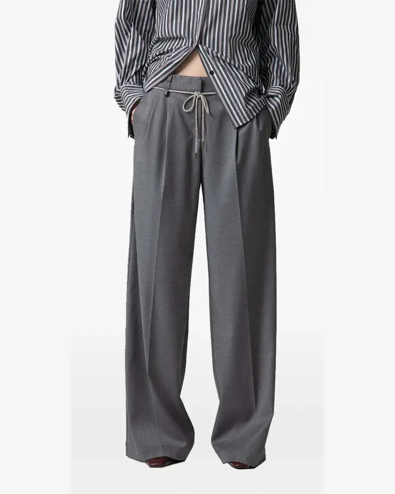 Gaëlle Bonheur Plissierte Hose - Grau Grau
