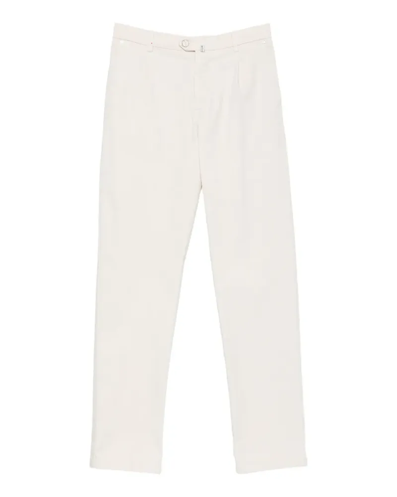 Kiton Straight-Leg-Hose mit Falten - Nude Nude