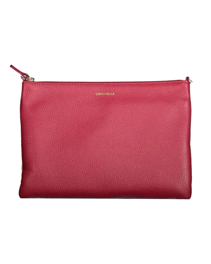 Coccinelle grained leather tote bag - Rot Rot