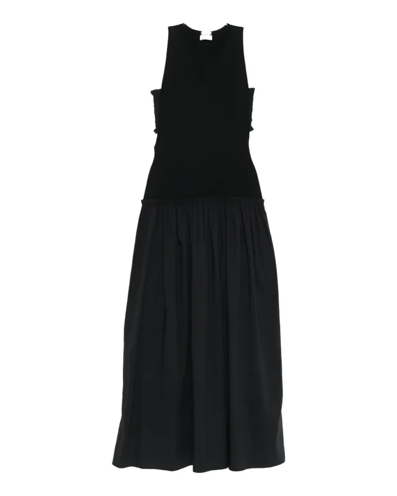 Liu Jo ribbed-knit sleeveless maxi dress - Schwarz Schwarz
