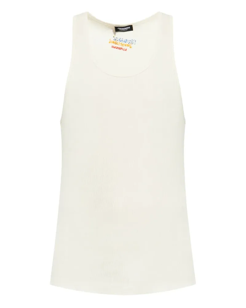 Dsquared2 cotton tank top - Nude Nude