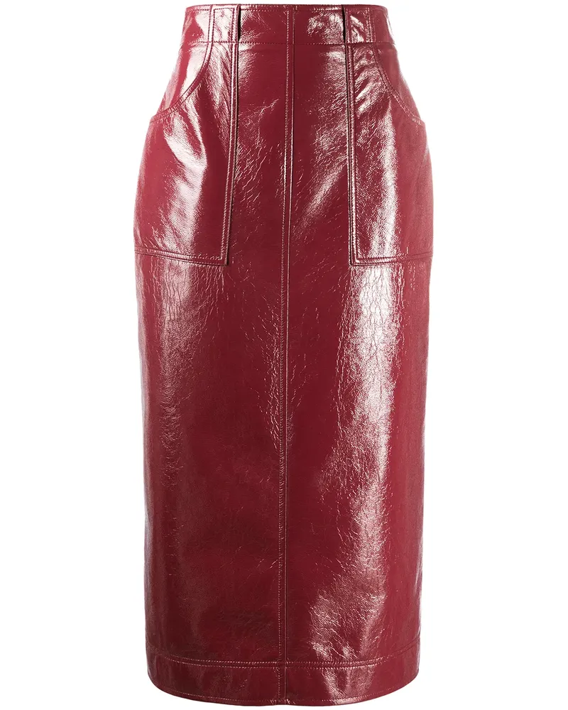 Philosophy Di Lorenzo Serafini Klassischer Bleistiftrock - Rot Rot