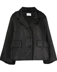 P.A.R.O.S.H. P.A.R.O H. Kristallverzierte Jacke Schwarz