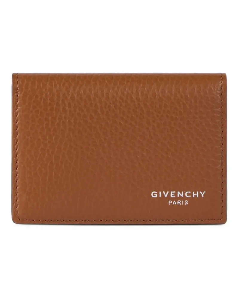 Givenchy Kartenetui aus gekörntem Leder - Braun Braun