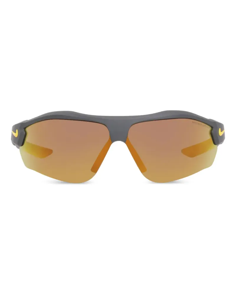 Nike Geometrische Show X3 Sonnenbrille - Grau Grau