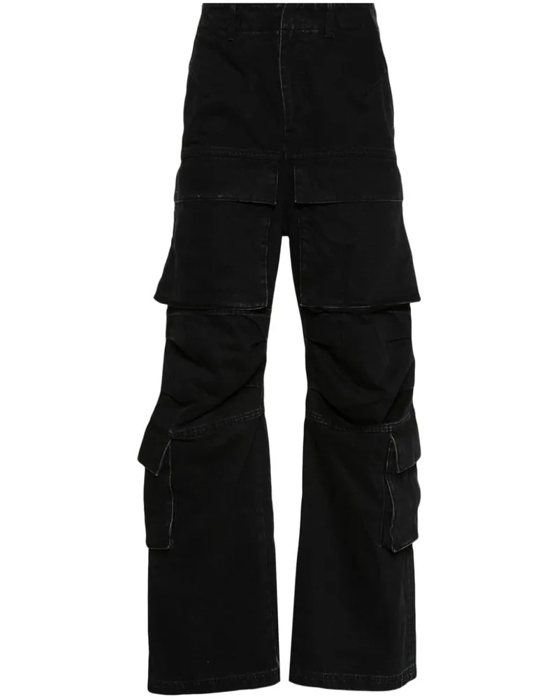 Entire Studios Heavy Cargo-Jeans Schwarz