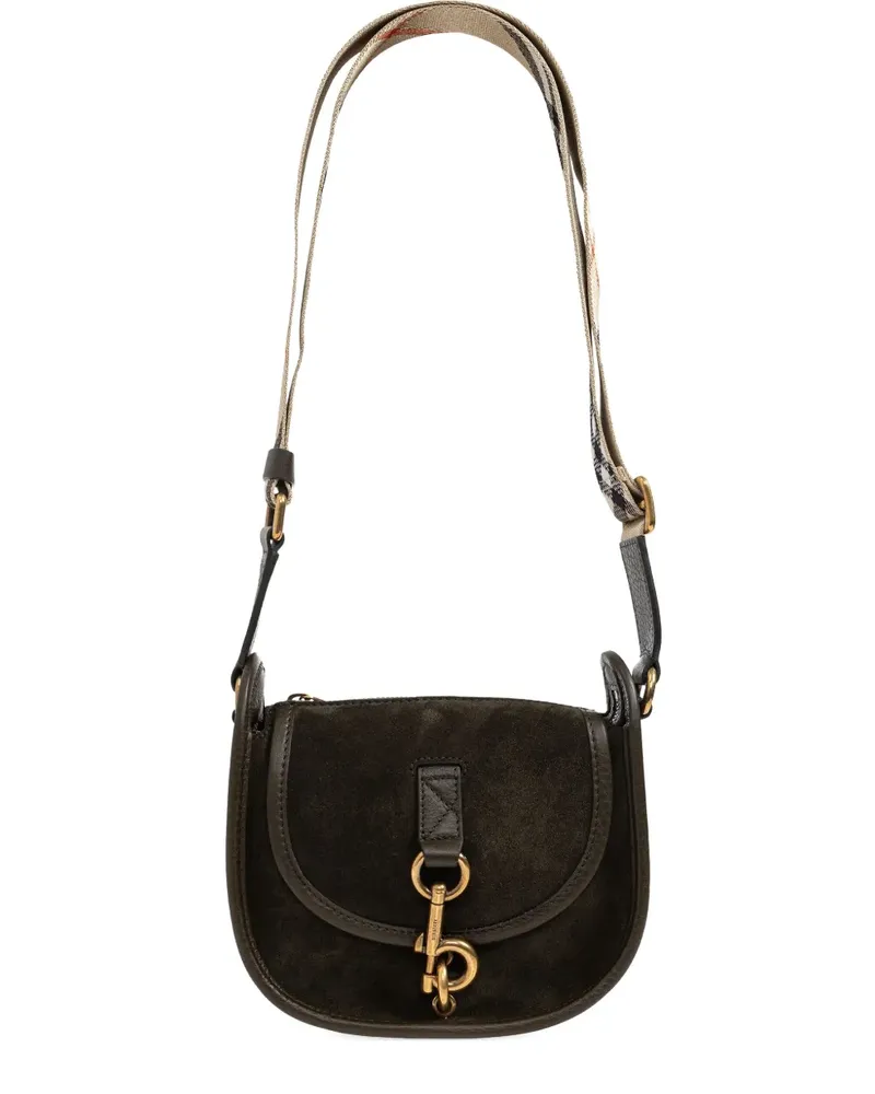 Burberry Mini B Clip Umhängetasche mit Haken - Grün Grün
