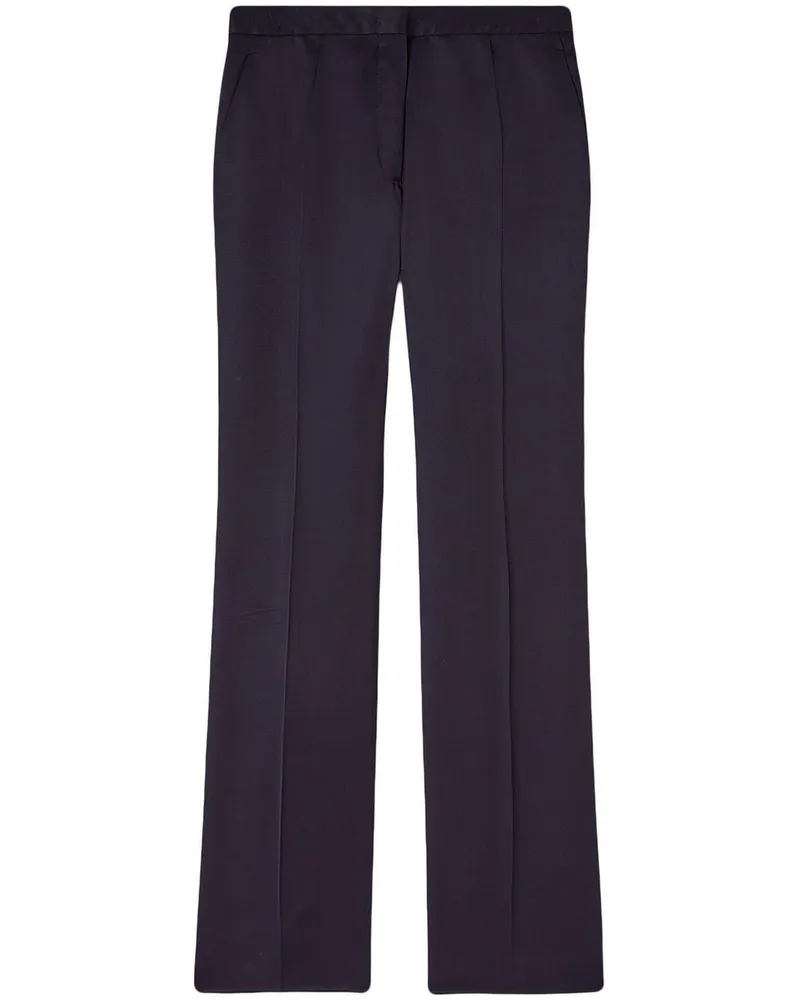 Jil Sander High-Waist-Hose mit Bügelfalten - Schwarz Schwarz