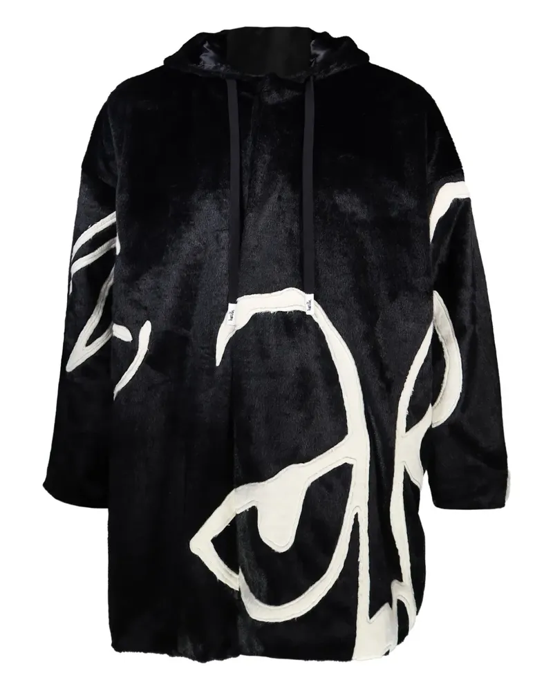 Haculla Faces Jacke aus Pelz - Schwarz Schwarz