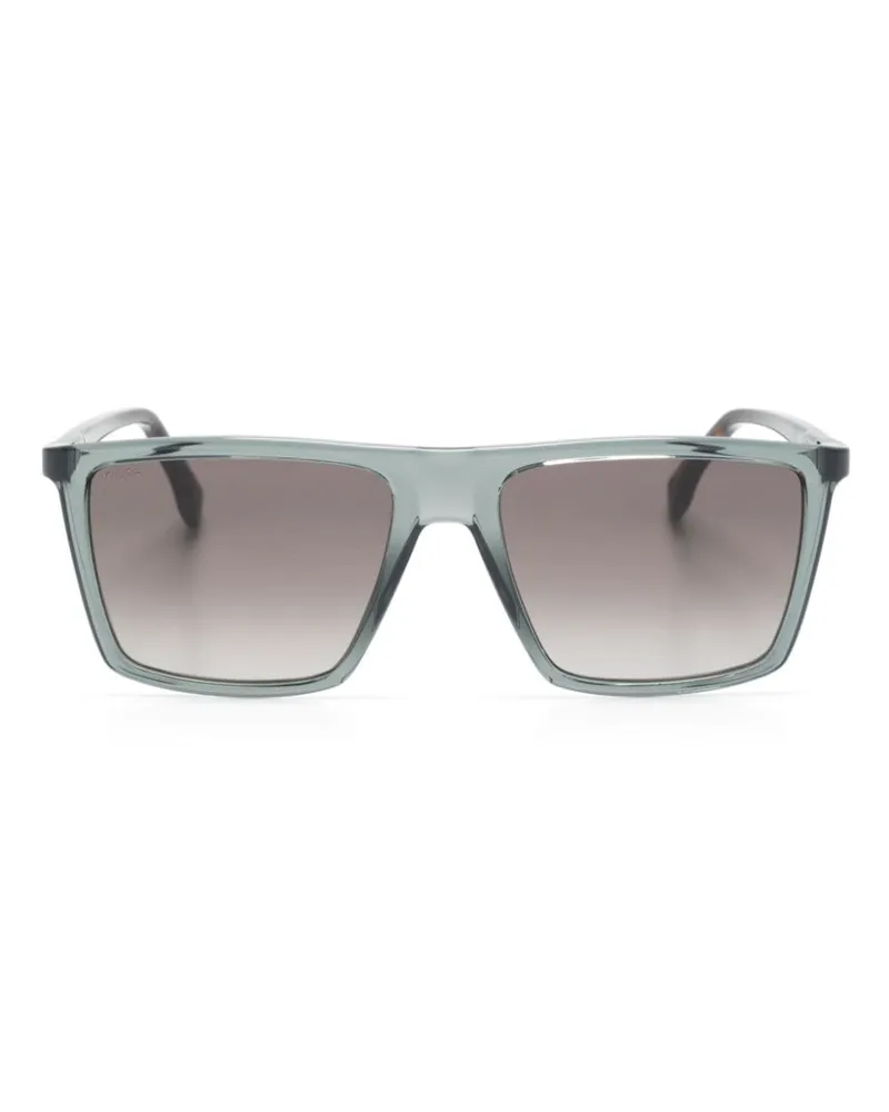 HUGO BOSS 1490/S Sonnenbrille mit eckigem Gestell Braun