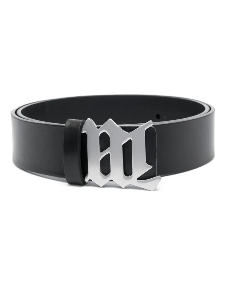 MISBHV Gürtel mit Logo-Schnalle - Schwarz Schwarz