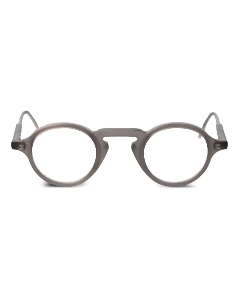 Thom Browne Brille mit rundem Gestell - Grau Grau