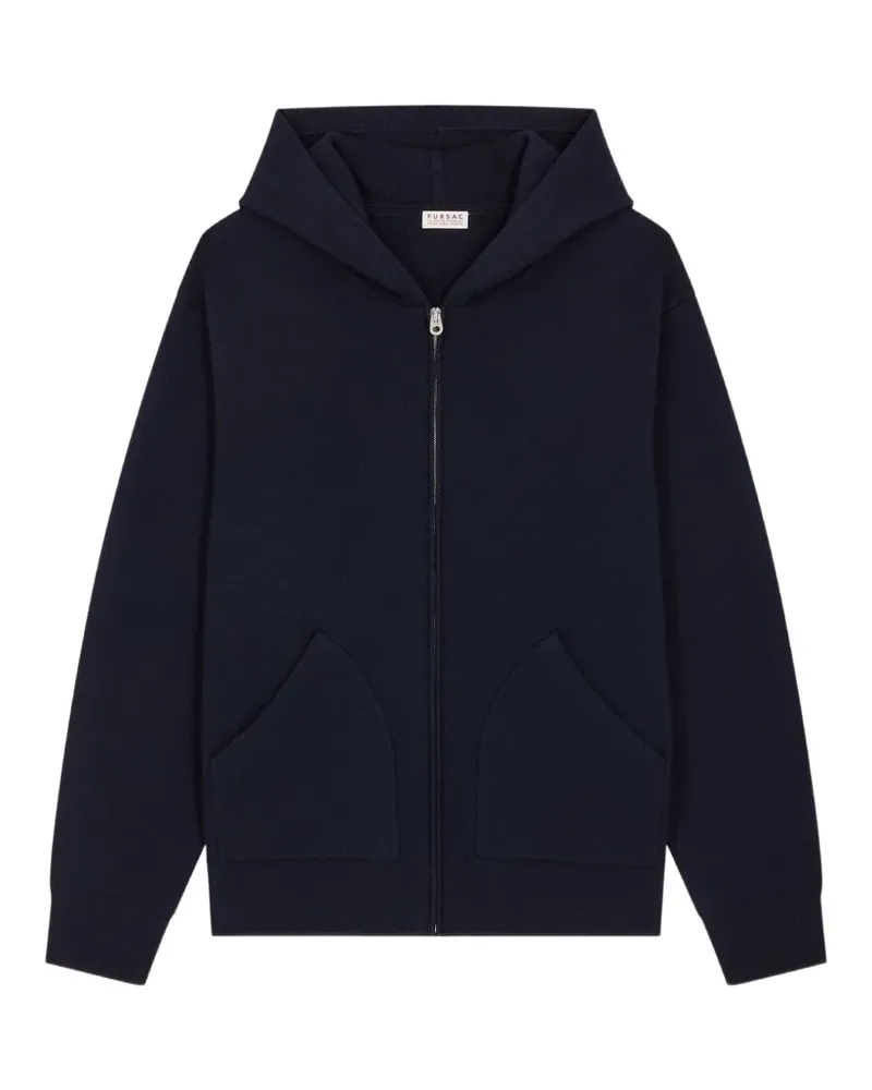 FURSAC Cardigan mit Kapuze - Blau Blau