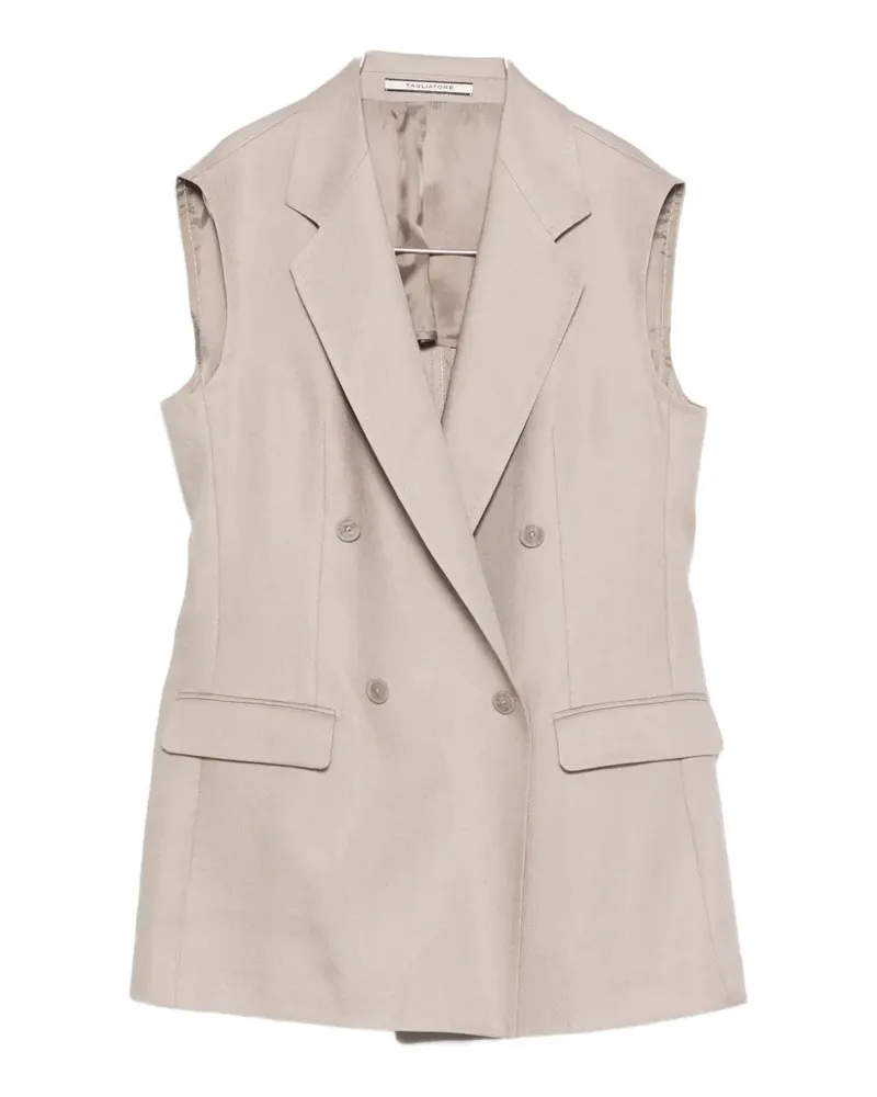 Tagliatore double-breasted waiscoat - Nude Nude