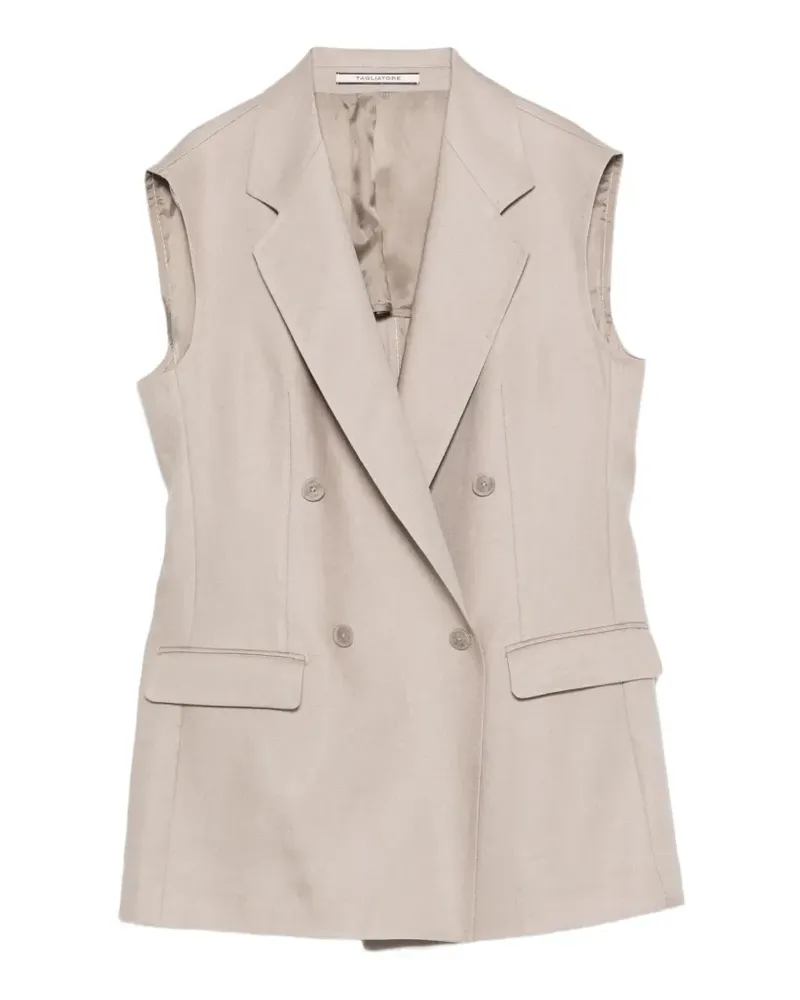 Tagliatore double-breasted waistcoat - Nude Nude