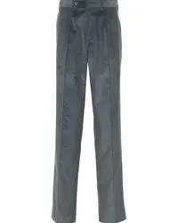 Canali corduroy tapered trousers Blau