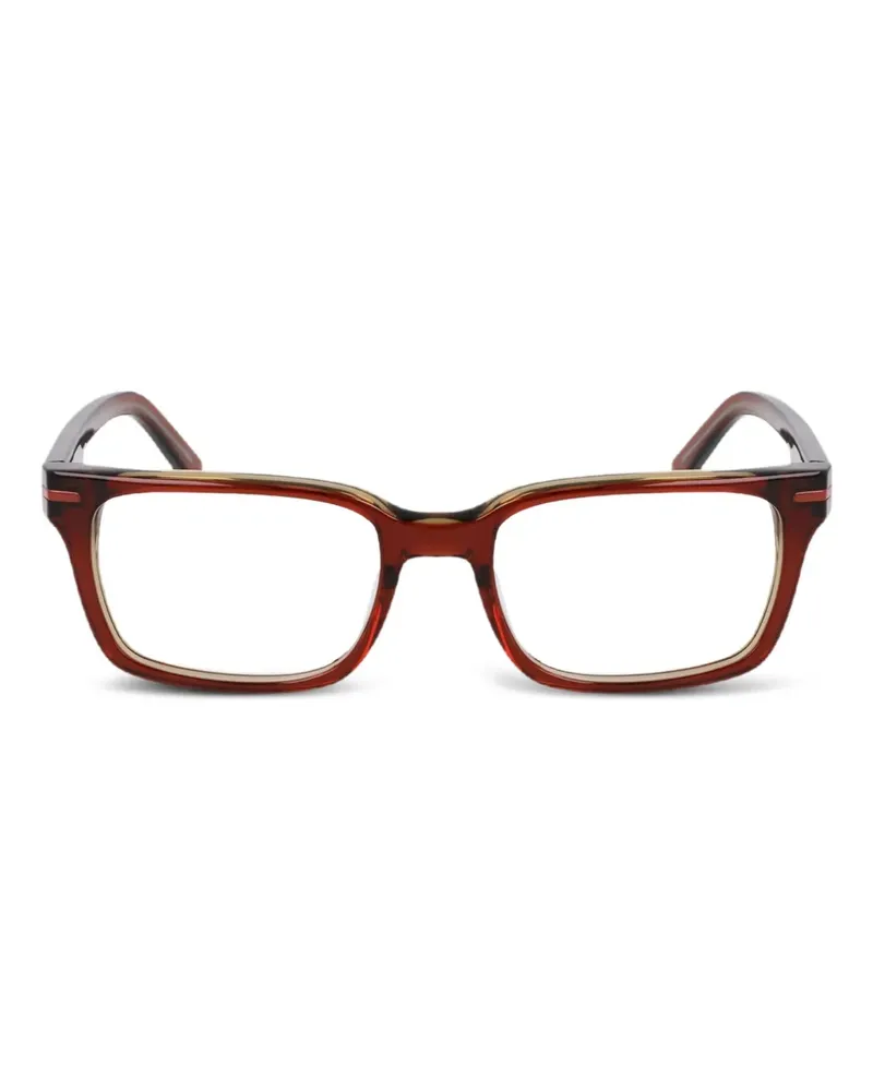 Nike Eckige Brille aus Acetat - Rot Rot