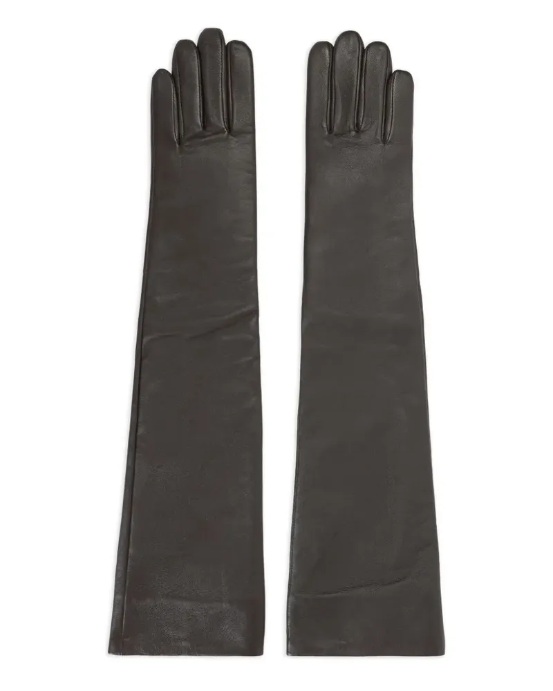 FRANKIE Shop Handschuhe aus Leder - Braun Braun