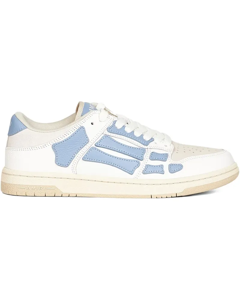 Amiri Sneakers mit Skelett-Applikation - Weiß Weiß