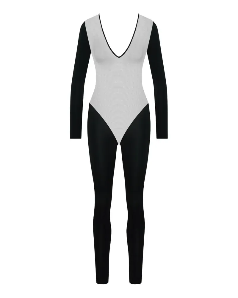 Maison Close Rückenfreier Pure Tentation Catsuit - Schwarz Schwarz