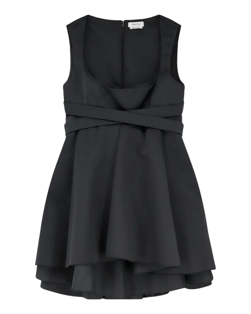 Alexander McQueen sleeveless mini dress - Schwarz Schwarz