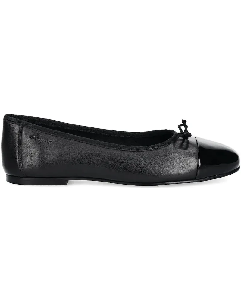Gant Ballerinas mit angeschnittener Kappe - Schwarz Schwarz