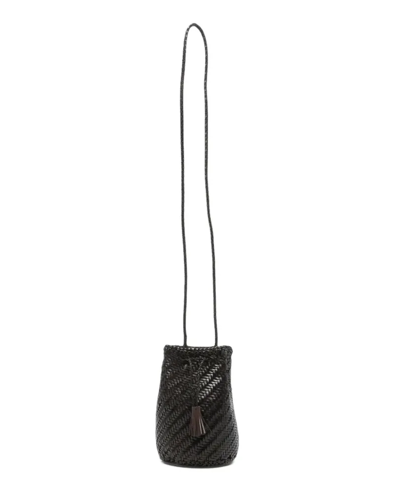 Dragon Diffusion Pompom Double Jump bucket bag - Braun Braun